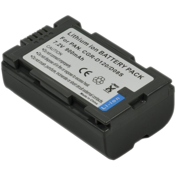 Battery For Panasonic CGR-D08 D08S D08R D28S - 0.9A (Please note Spec. of original item )
