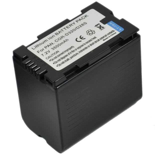 Battery For Panasonic CGR-D32 D08S D08R D28S - 3.5A (Please note Spec. of original item )