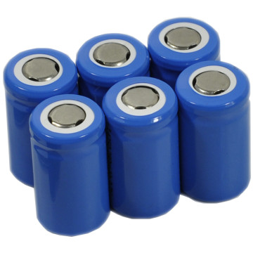 6x 14250 Battery Top Flat Rechargeable UK