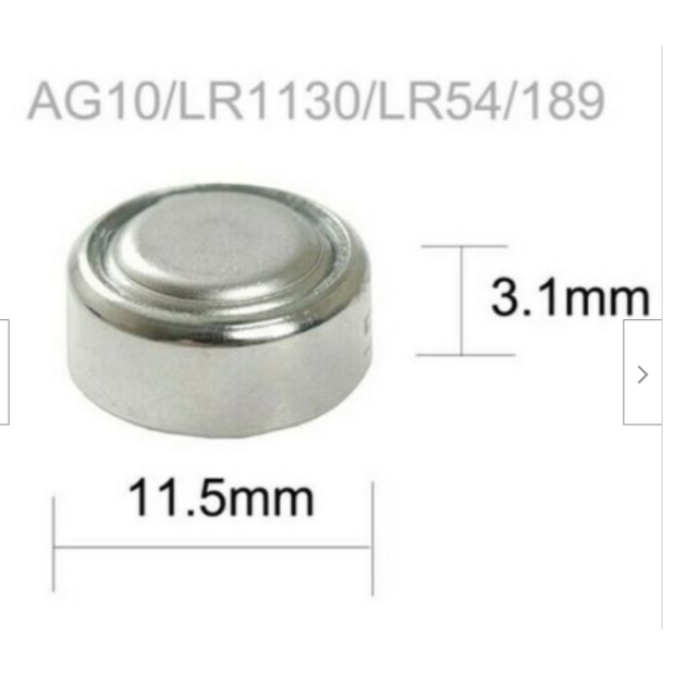 Battery for 2x LR1130 - (Please note Spec. of original item )